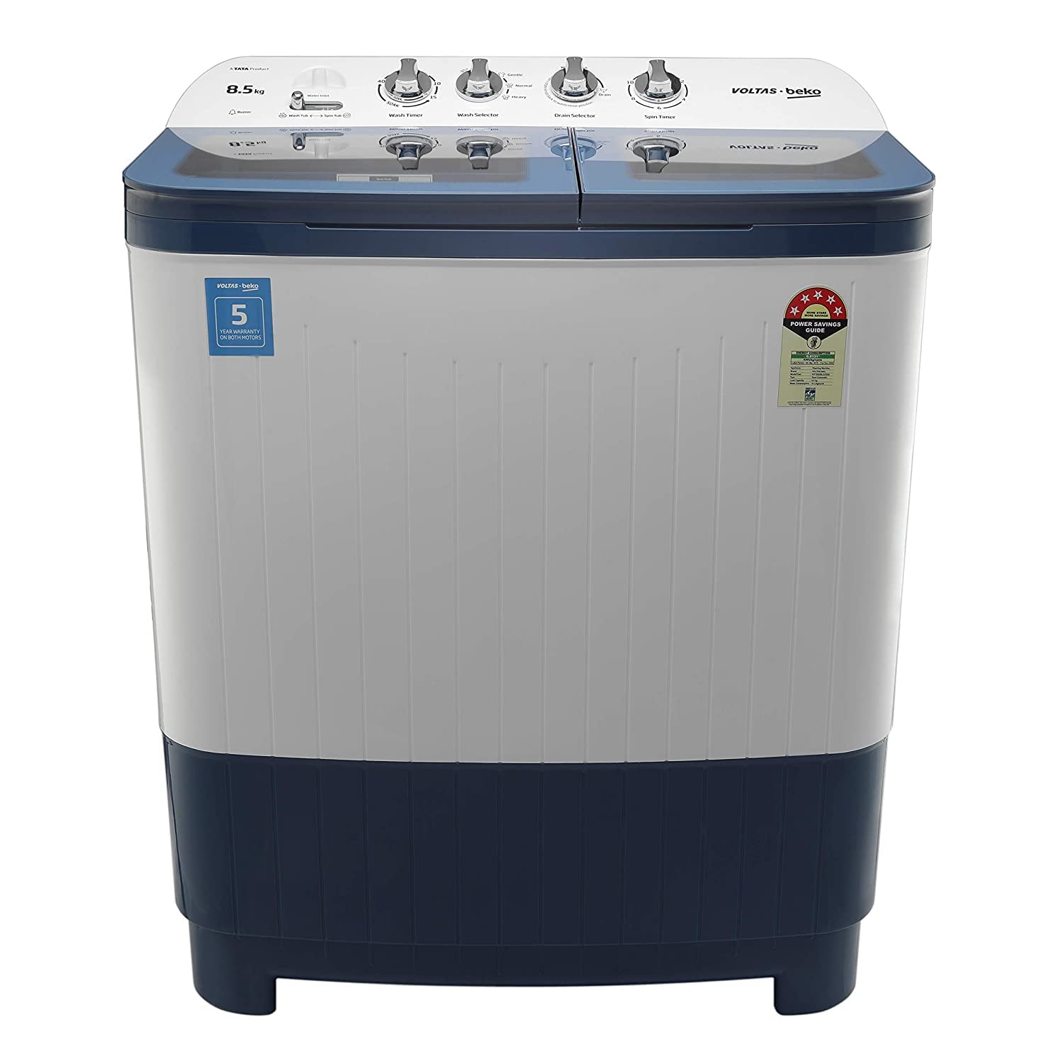 voltas-beko-8-5-kg-semi-automatic-top-loading-washing-machine-wtt85dblg